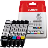 Canon PGI-570/CLI-571 PGBK/C/M/Y/BK комплект мастилени касети